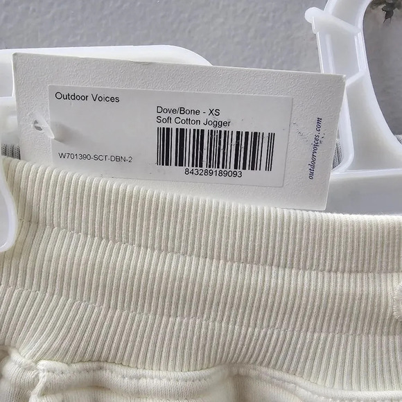 Outdoor Voices Pickup Cotton Joggers Sweatpants Size XS‎ Grey - Picture 7 of 11